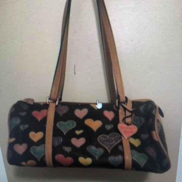 Dooney and Bourke Heart Barrel Bag - Picture 4 of 4